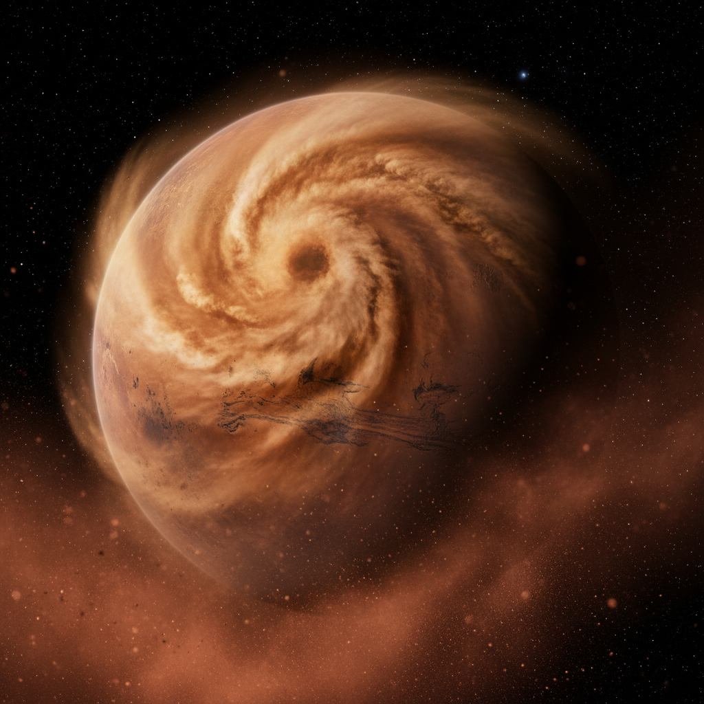 A single dust storm can swallow all of Mars for months