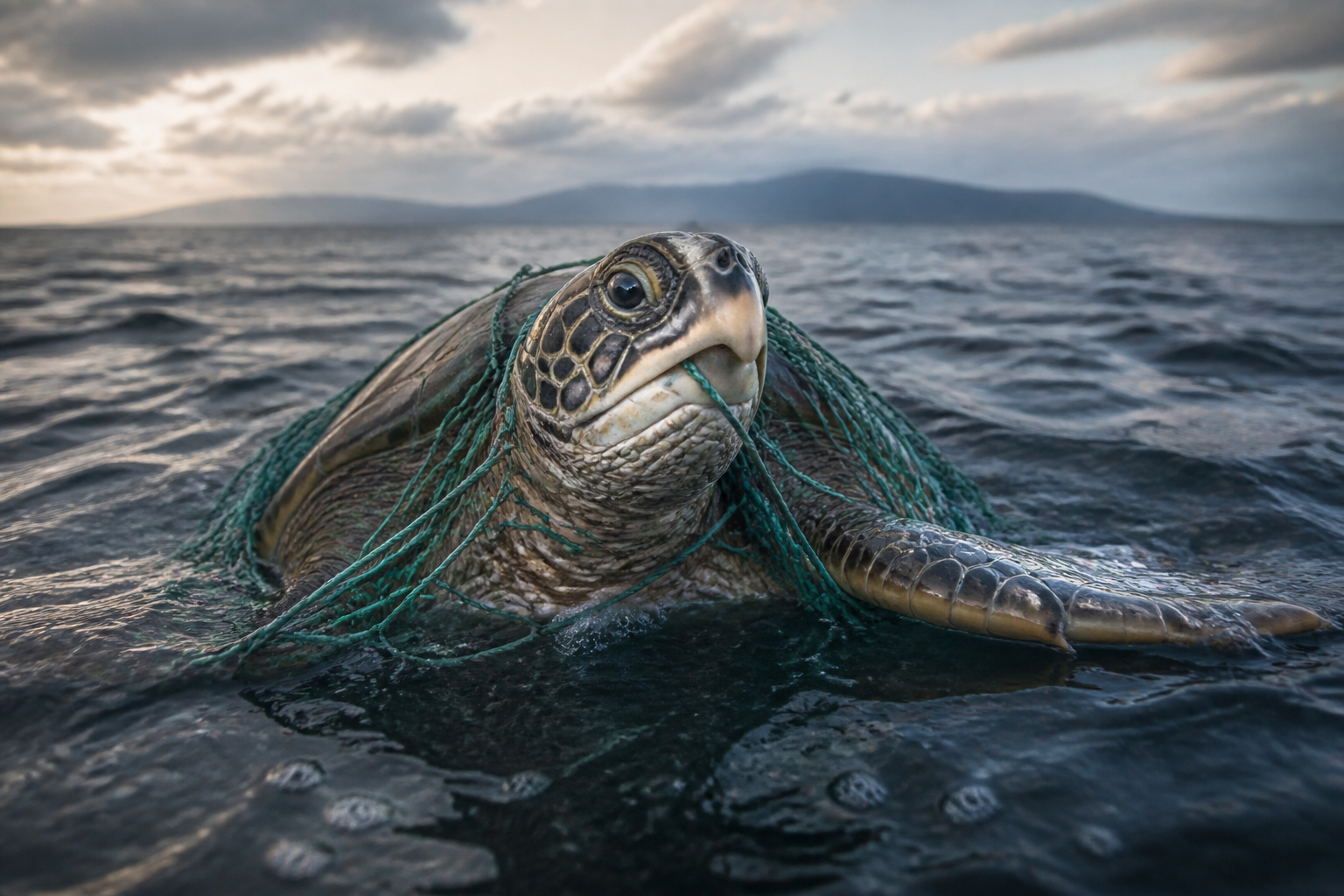 Ghost nets haunt the ocean