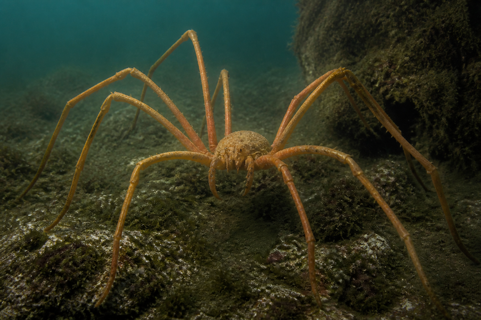 Sea spiders are not spiders and shouldn't be that big