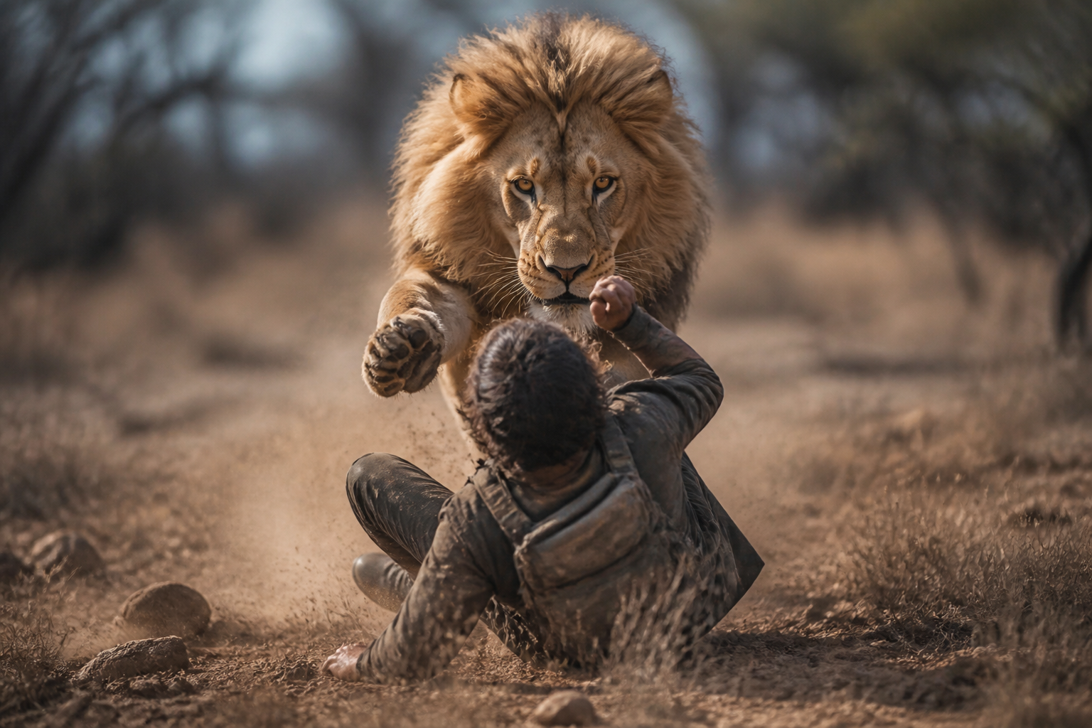 Humans fall into zoos, animals go wild