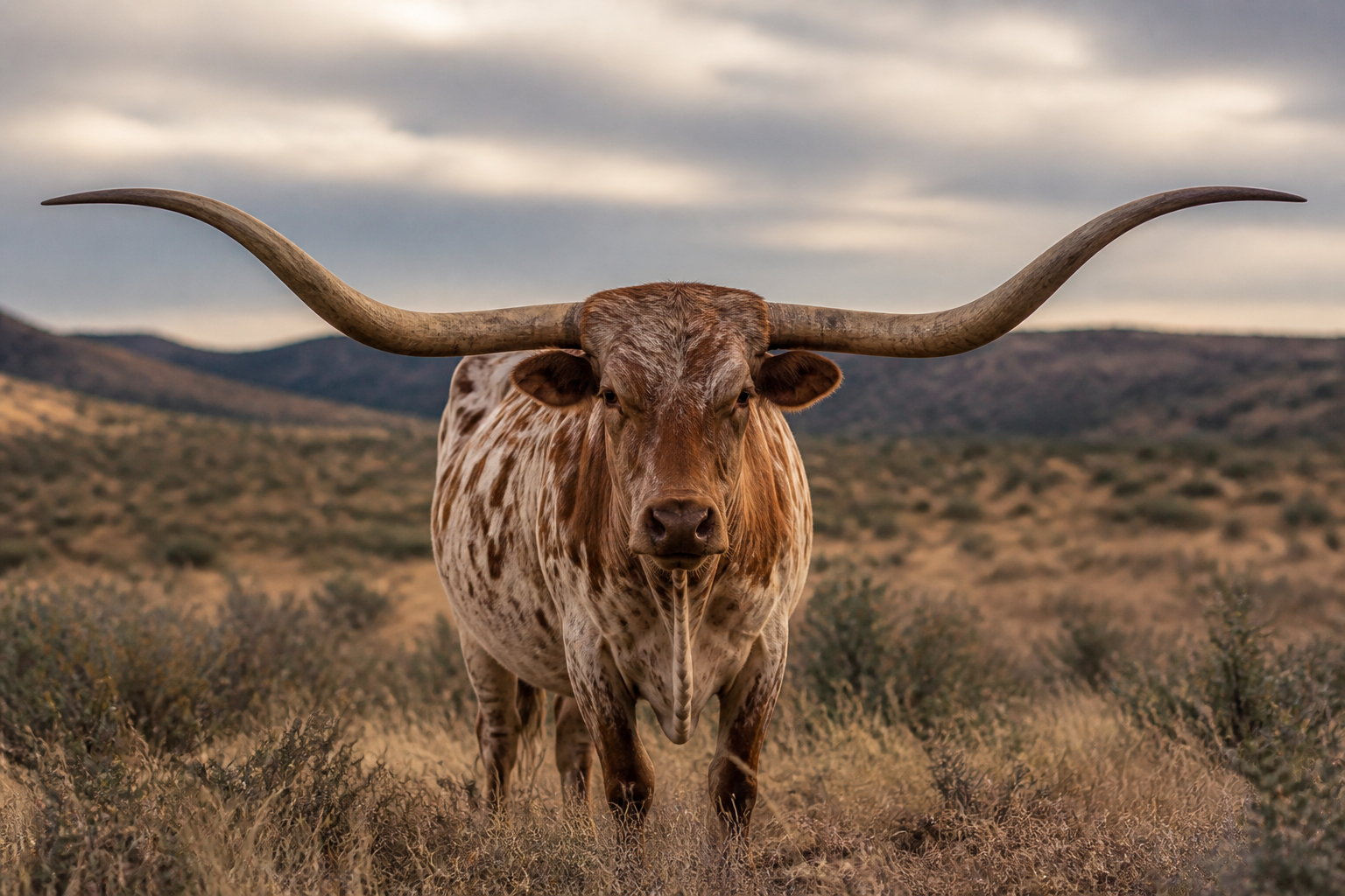 These forgotten cattle grew huge horns by themselves
