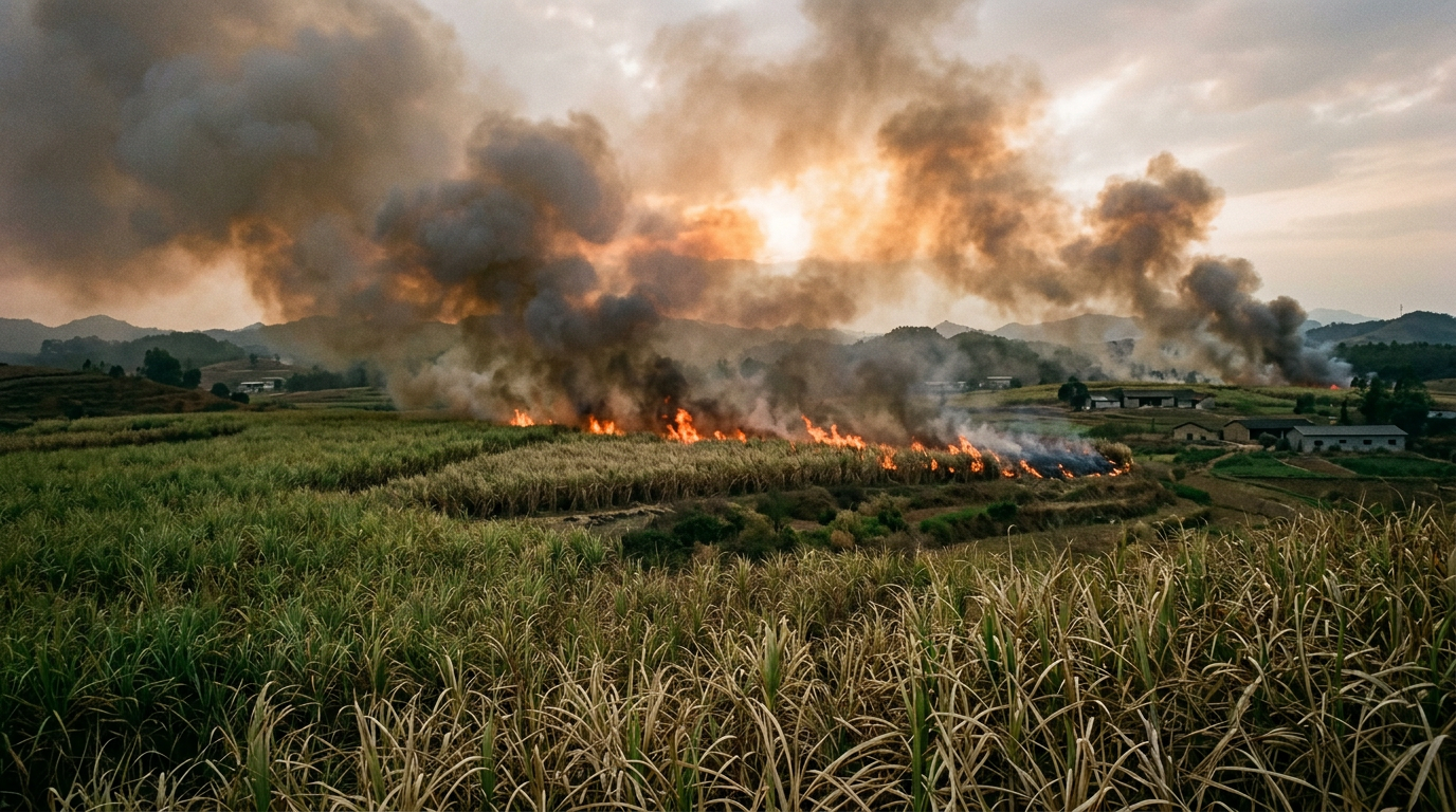 Why China burns sugarcane fields