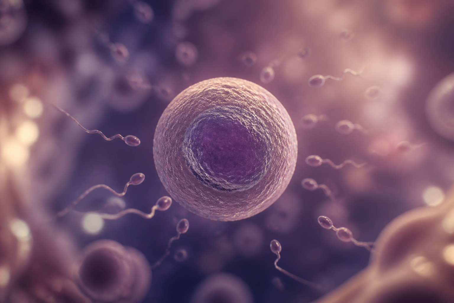 Why human conception is a chaotic microscopic numbers game