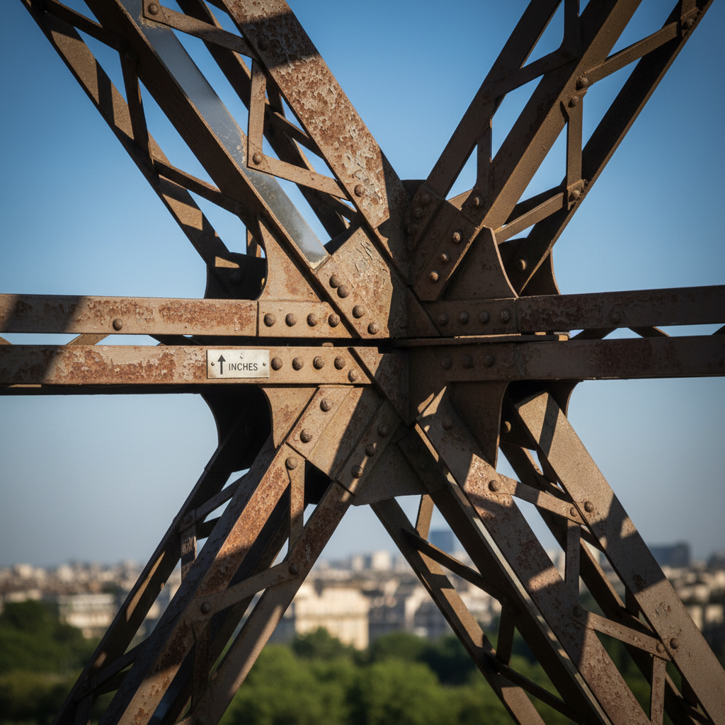 The Eiffel Tower grows 6 inches every summer