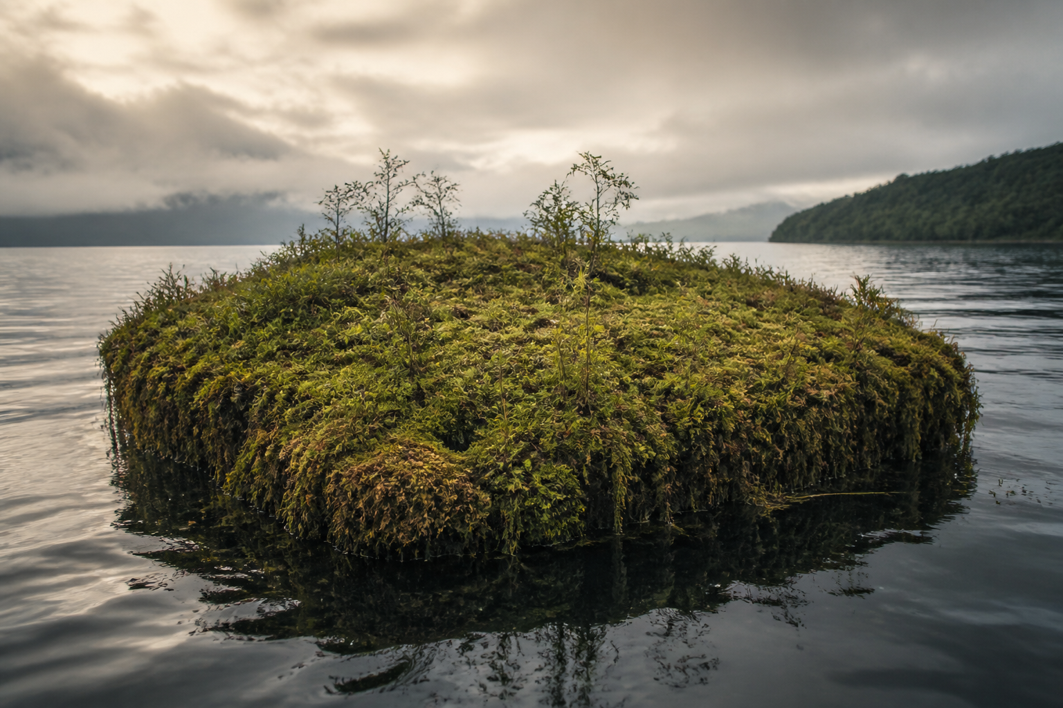 When peat islands swallow everything
