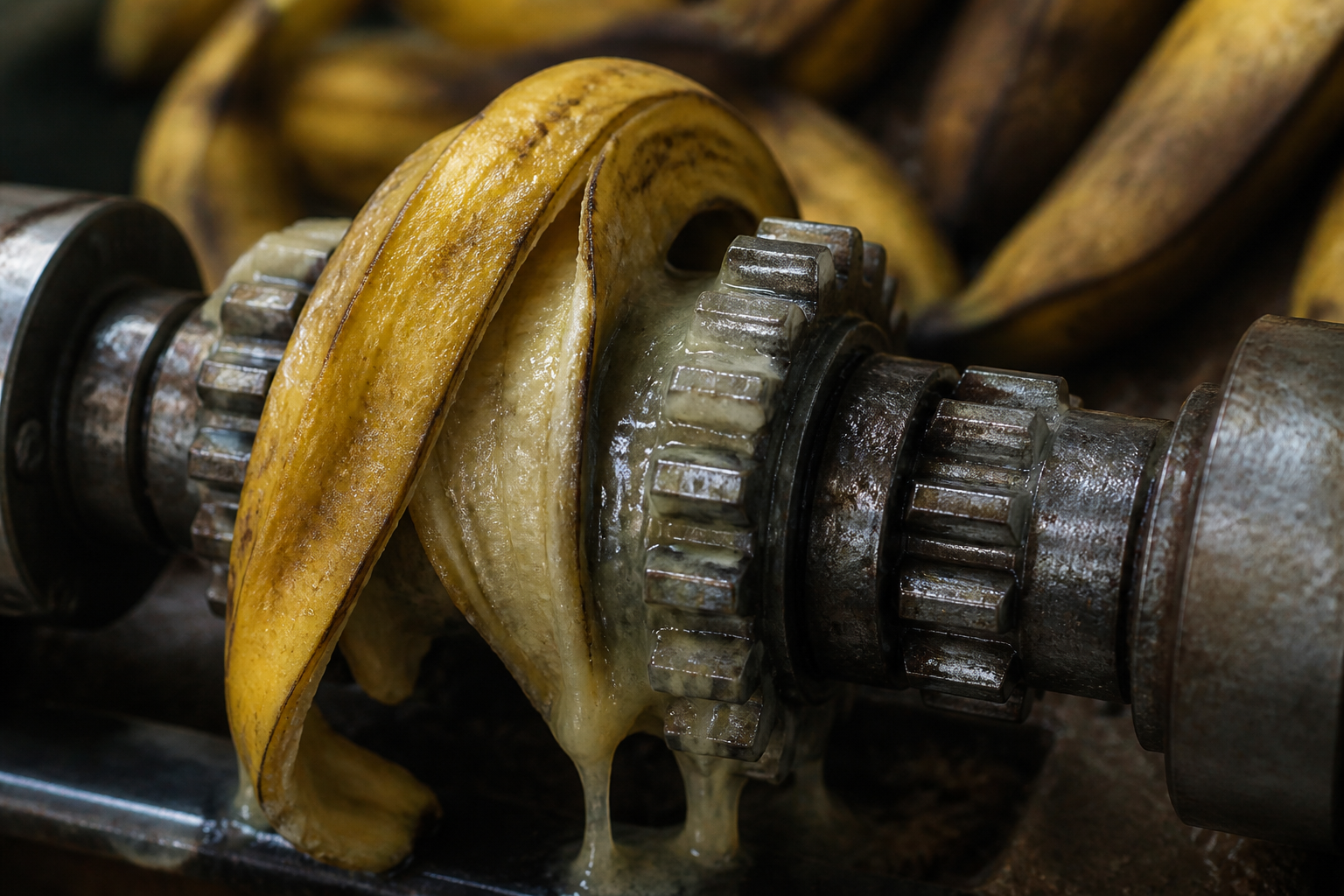 Banana peels are secretly industrial grease