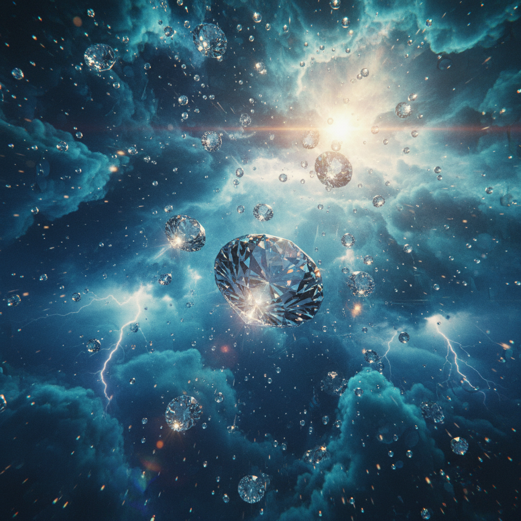 It rains solid diamonds on Neptune — and we proved it in a lab