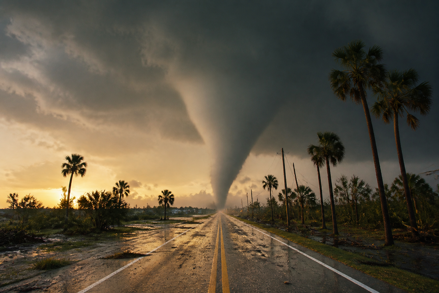 Florida's tornadoes sneak inland