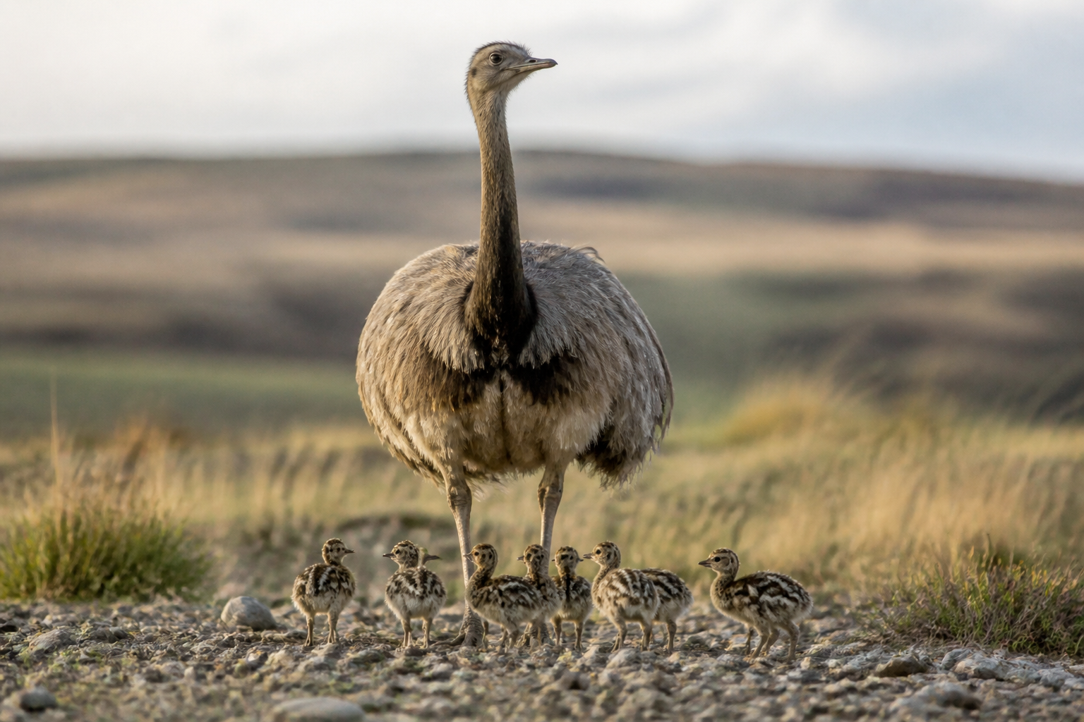 This dad bird raises all the babies