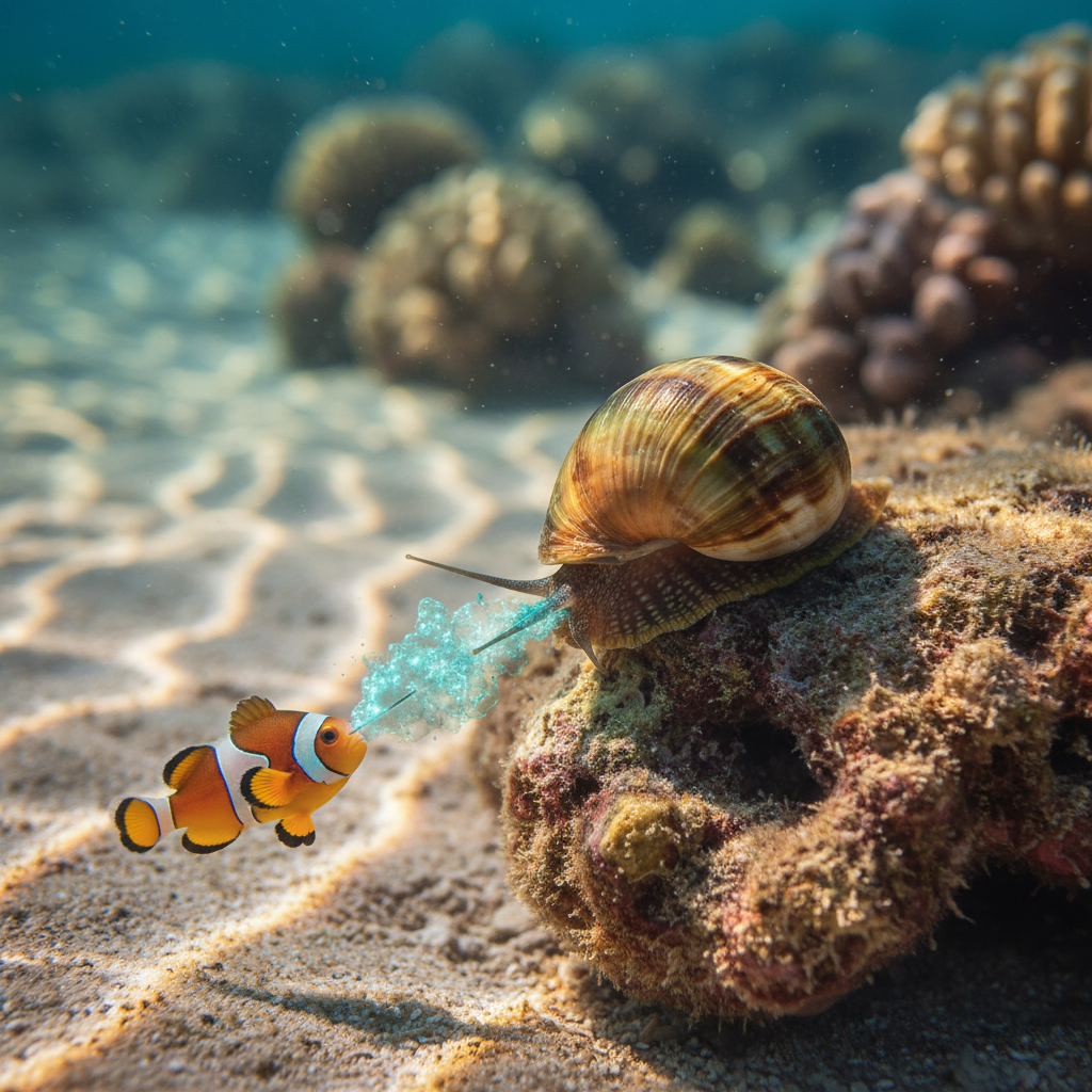 The Snail That Paralyzes Fish and Replaces Morphine