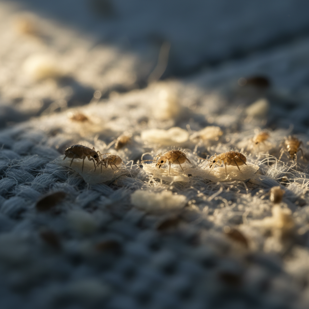 You sleep with millions of skin-eating mites every night