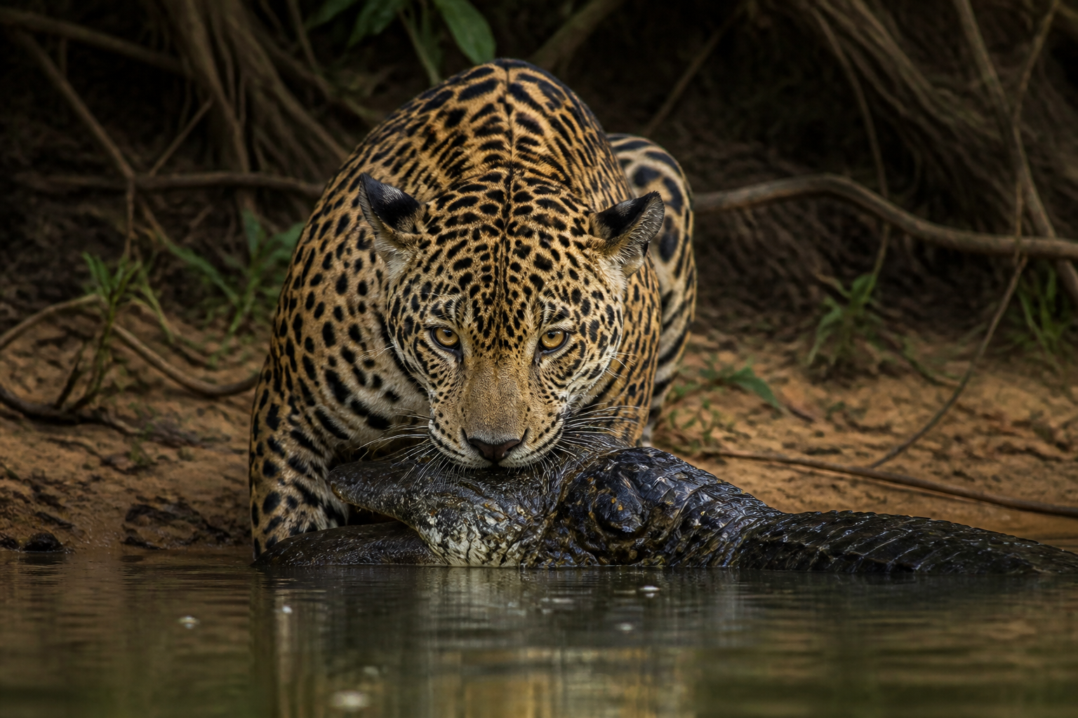 Jaguars can bite lions and tigers