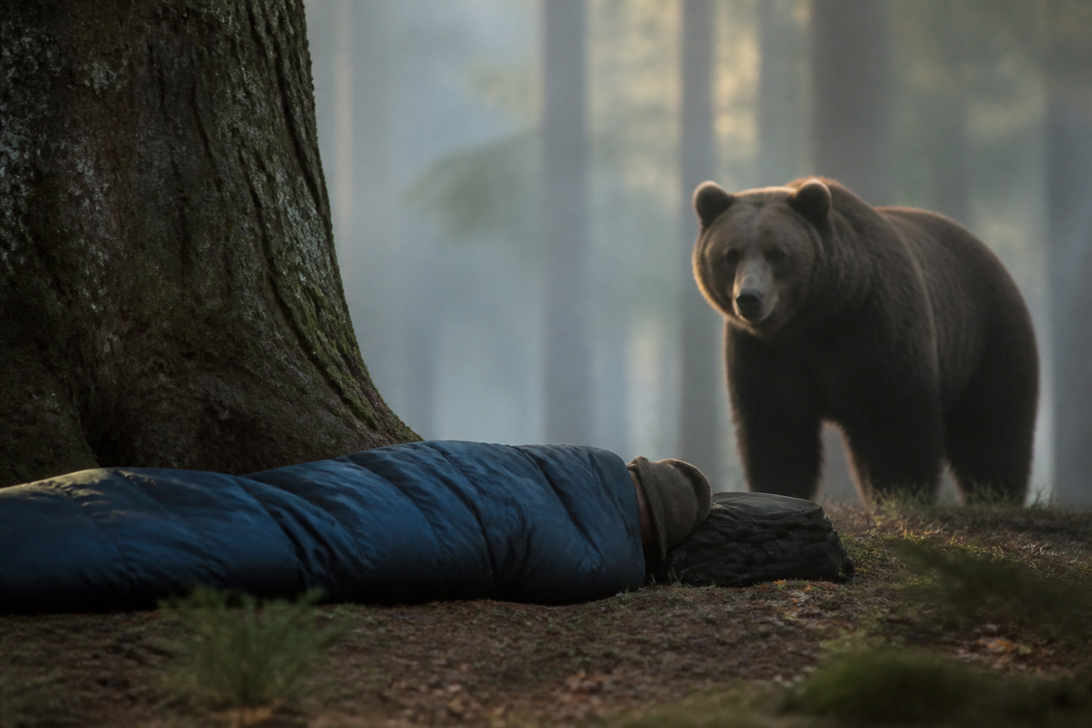 Why predators often ignore sleeping humans