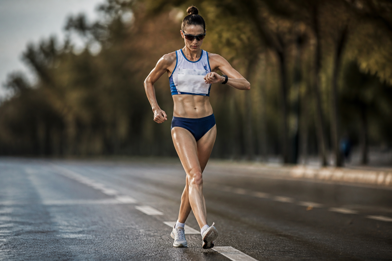 Why racewalkers bend like they're breaking