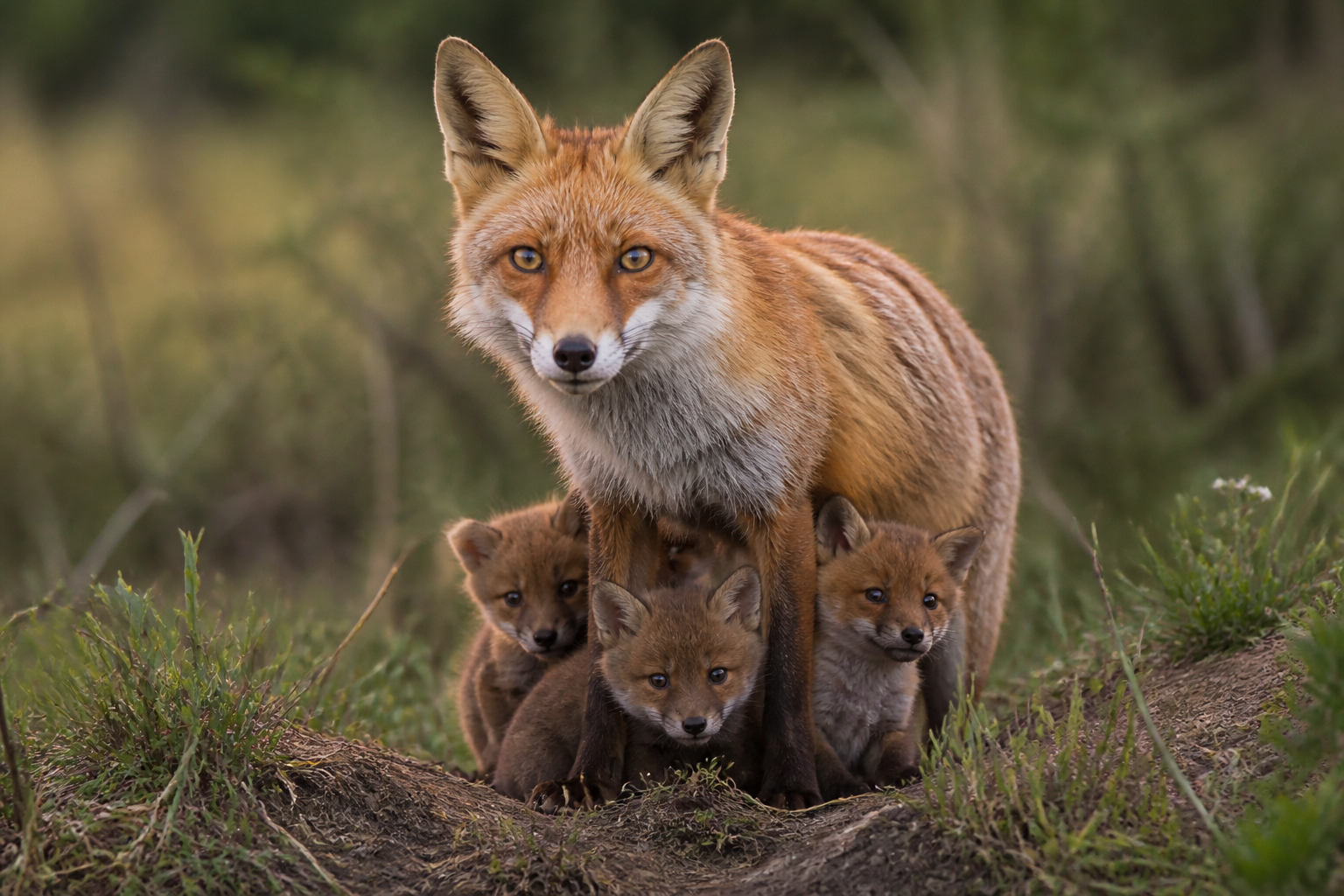 Fox moms fight wild odds for their pups