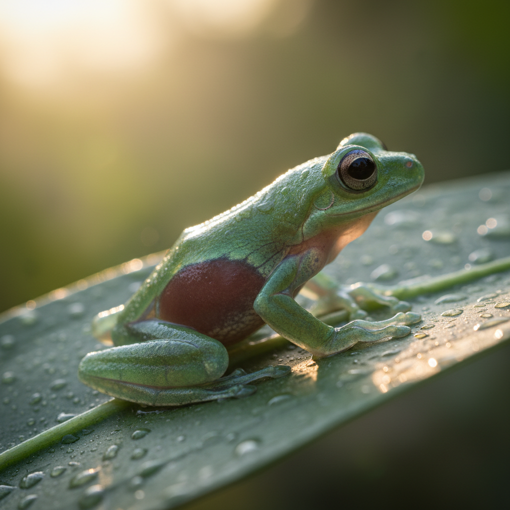 The Frog That Hides Its Blood to Vanish