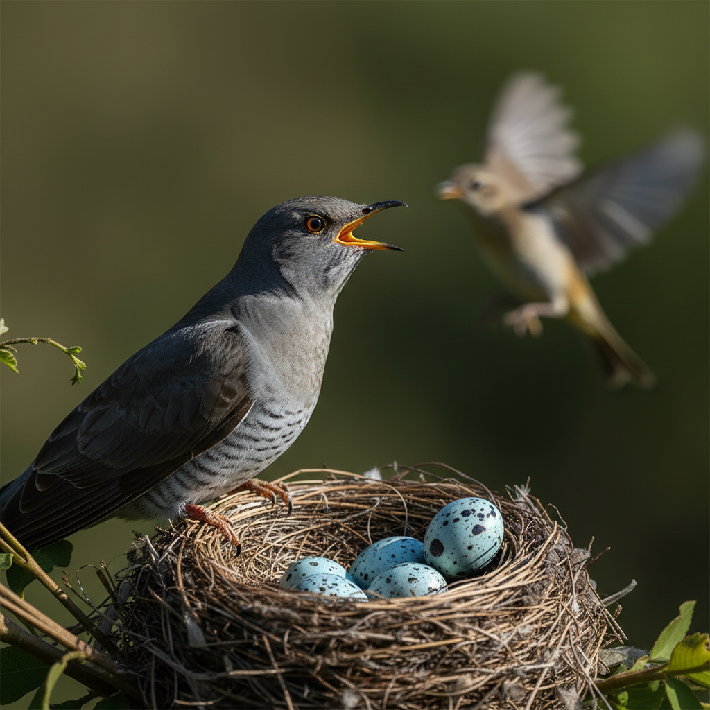 This bird forges eggs and mimics hawks to murder rivals