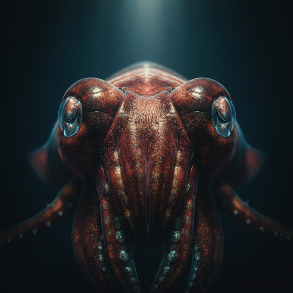 The deep sea predator with soccer ball eyes