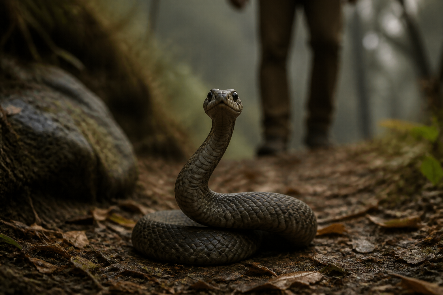 Snakes make you jump, and there's a reason why