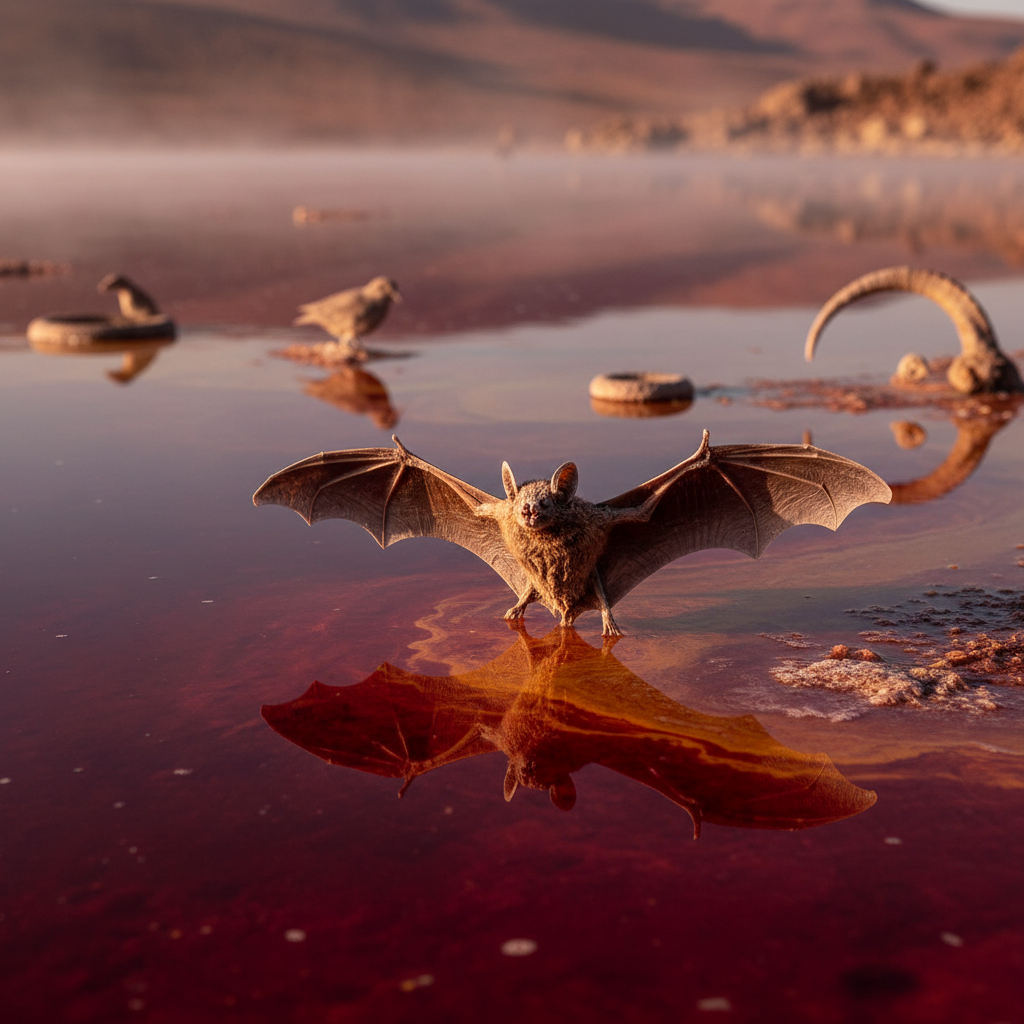 The Crimson Mirror That Turns Animals Into Stone