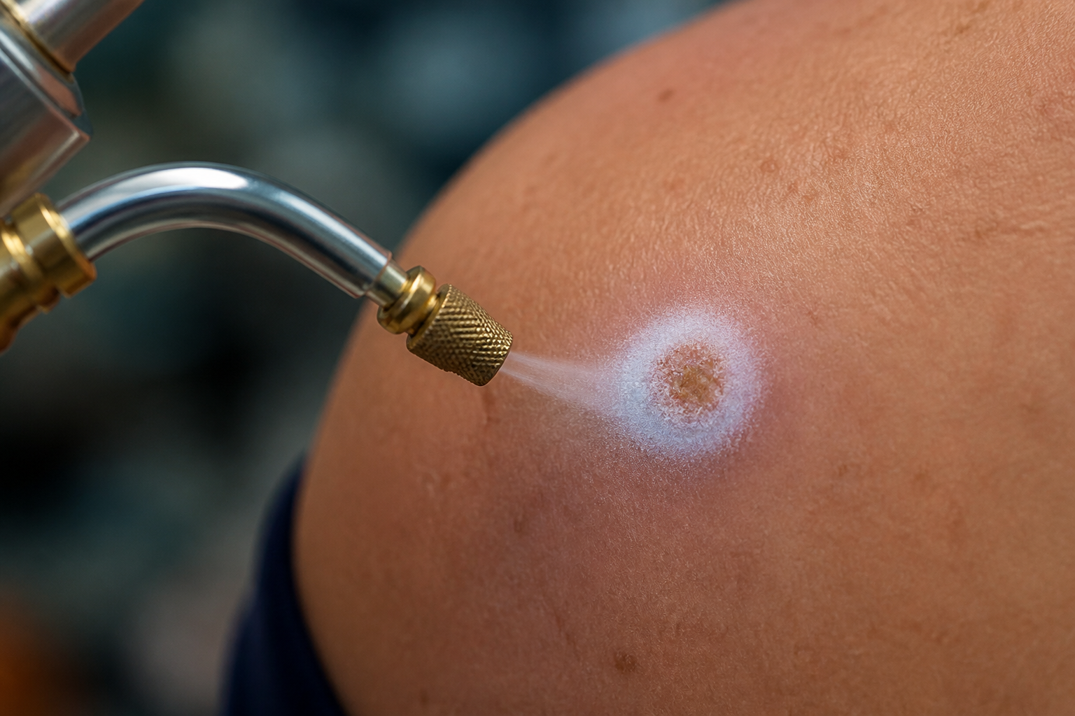 Freeze branding permanently changes skin pigment