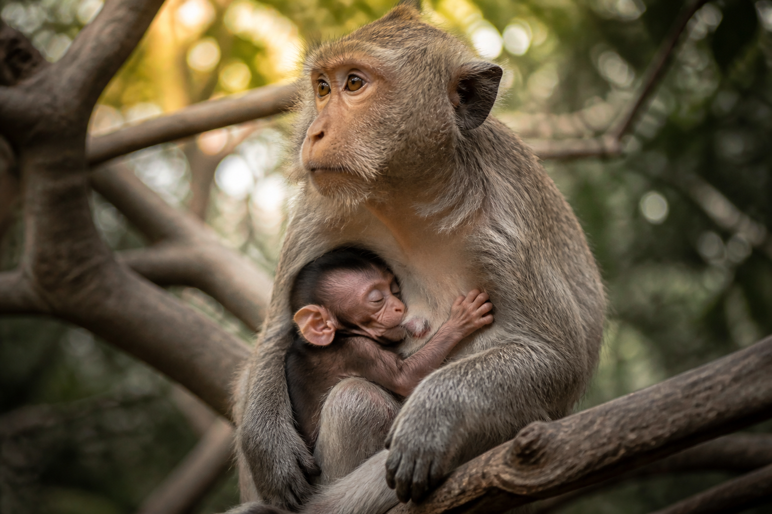 Baby's grip echoes our monkey past