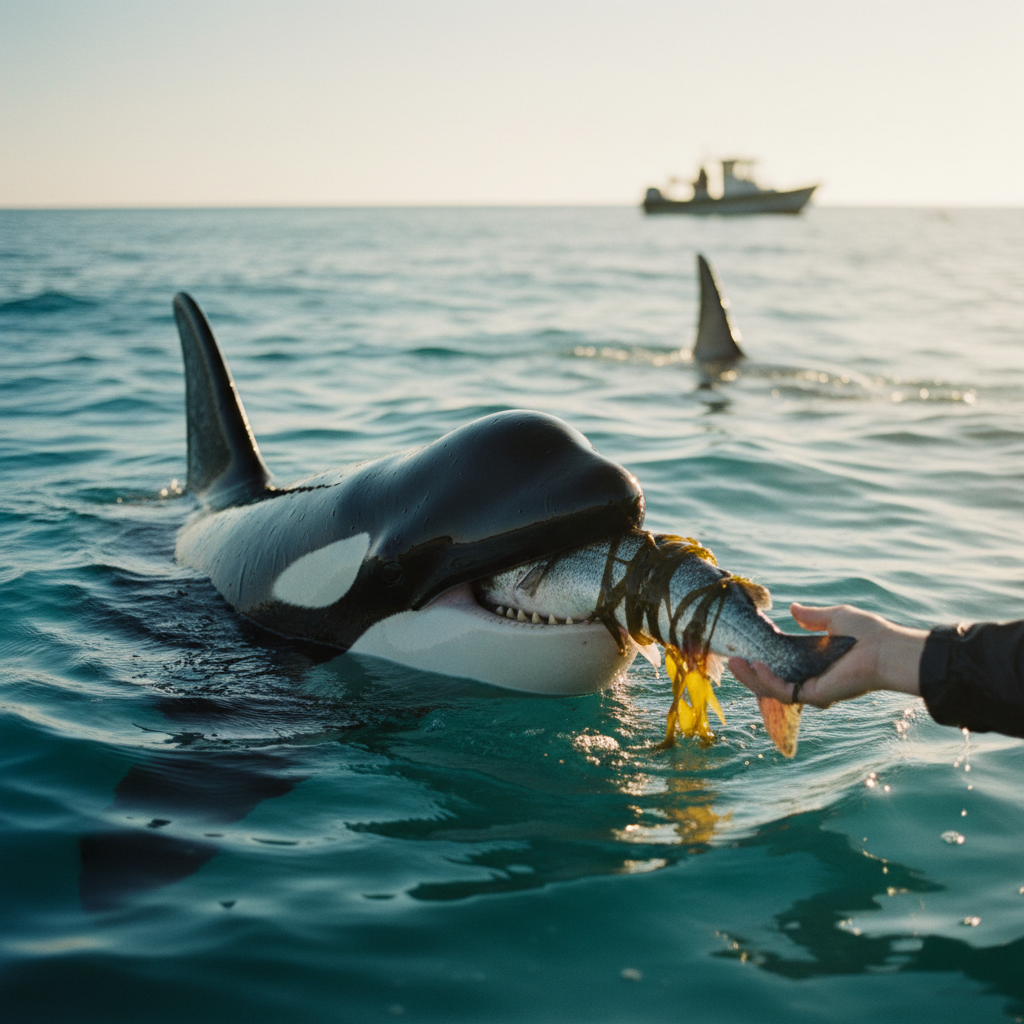 Why Orcas Sometimes Bring Humans Gifts