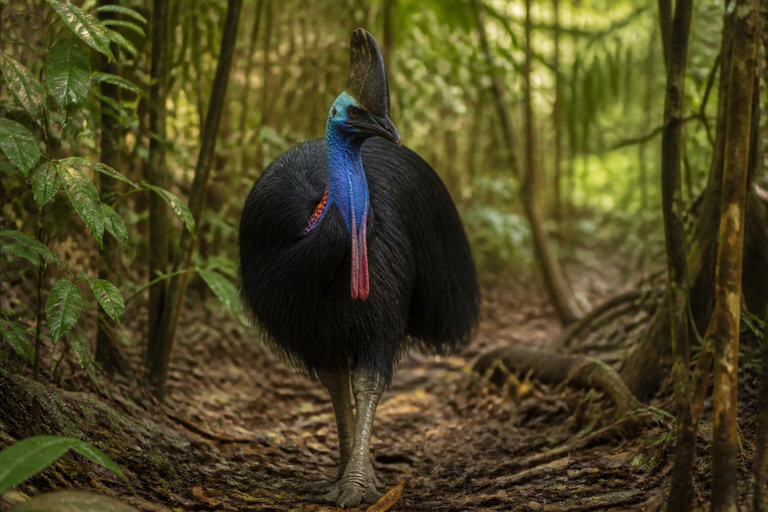 Cassowary: the bird that can gut you
