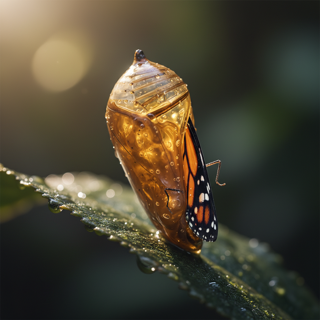 Butterflies are born from a literal puddle of soup