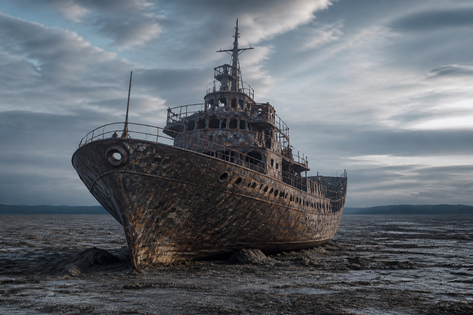 Draining the ocean would transform the seabed into a tragic, awe-inspiring museum of lo…