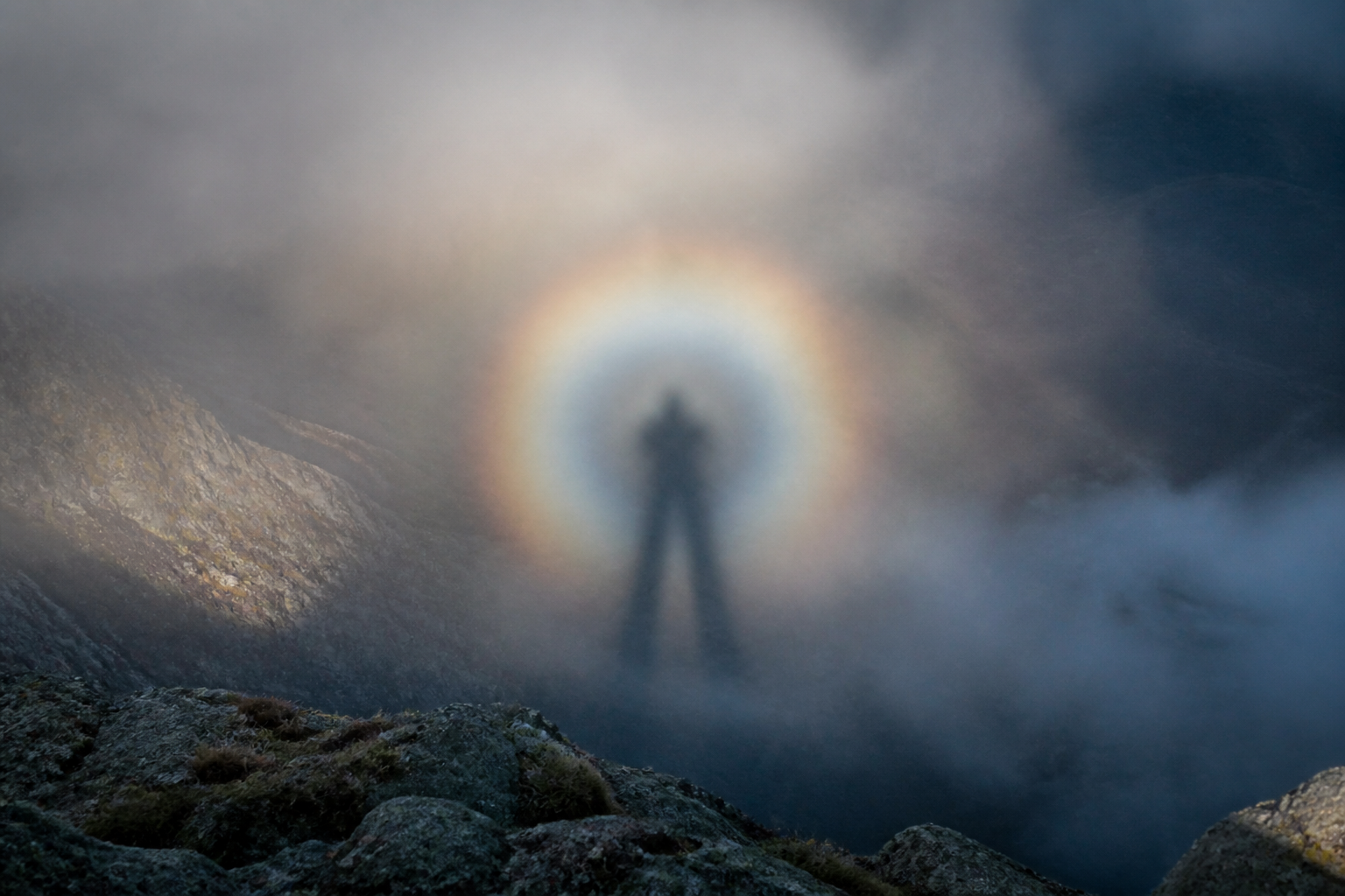 Your shadow can become a giant ghost