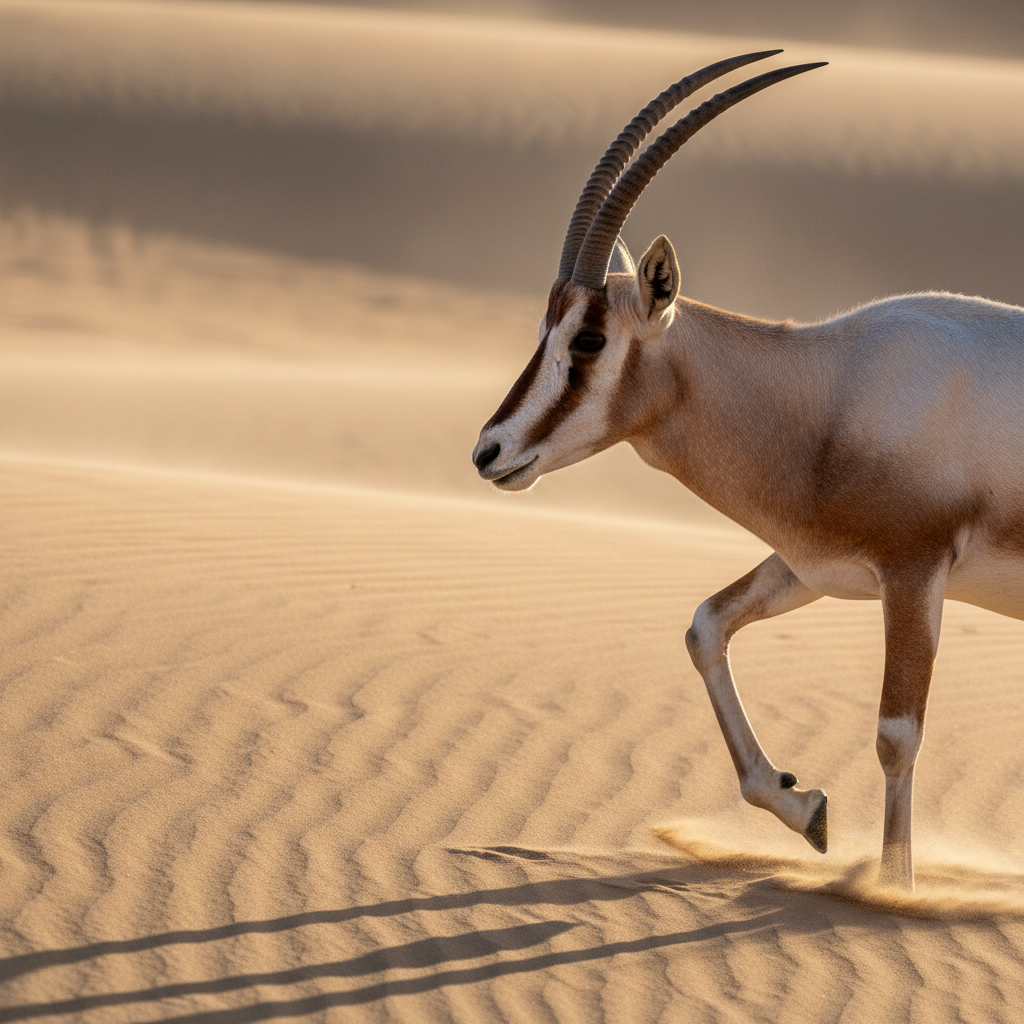 The Addax Is A Ghost Of The Sahara Sands