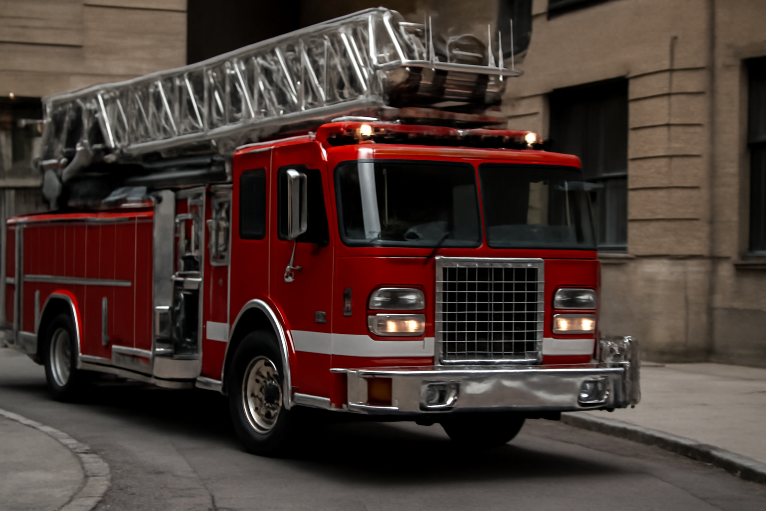 Why some fire trucks steer from both ends