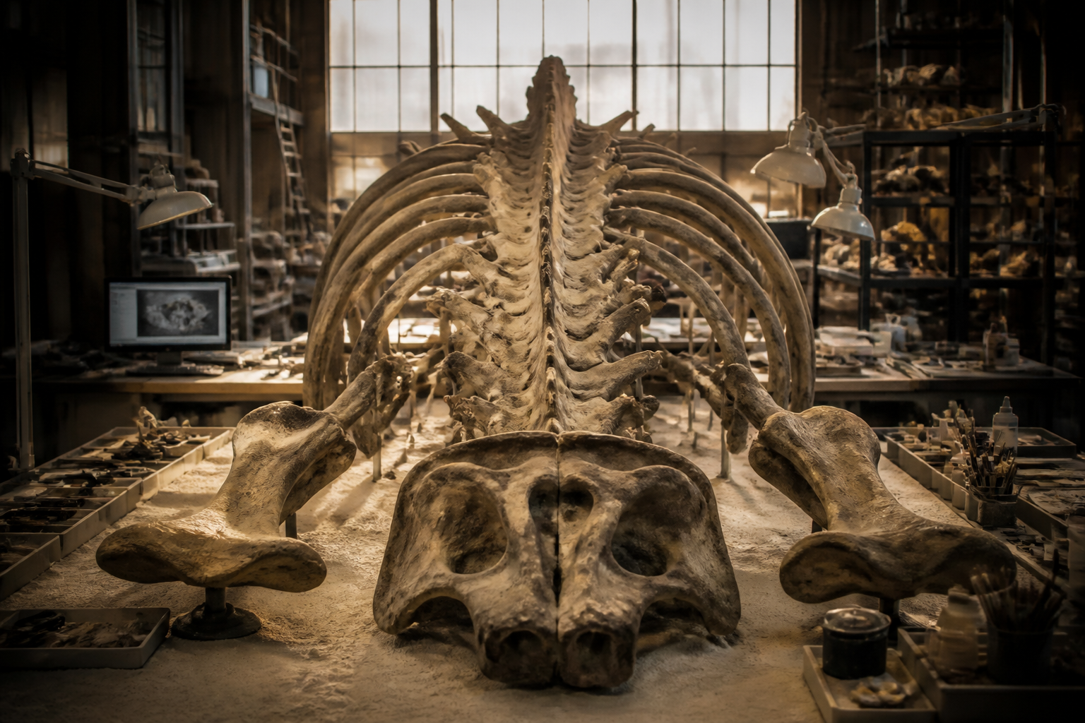 Museums build monsters from ancient bones